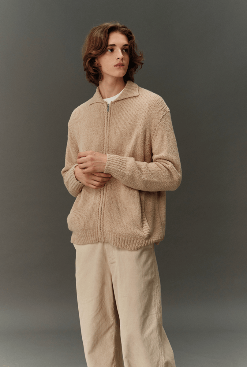 zip knit blouson N4831 - NNine