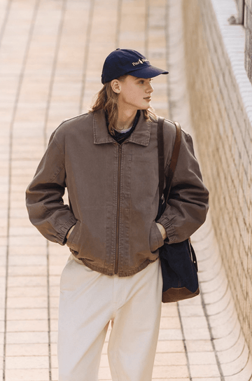 ジャケット・アウター YengYeng レトロウォッシュ G9 ハリントンジャケット