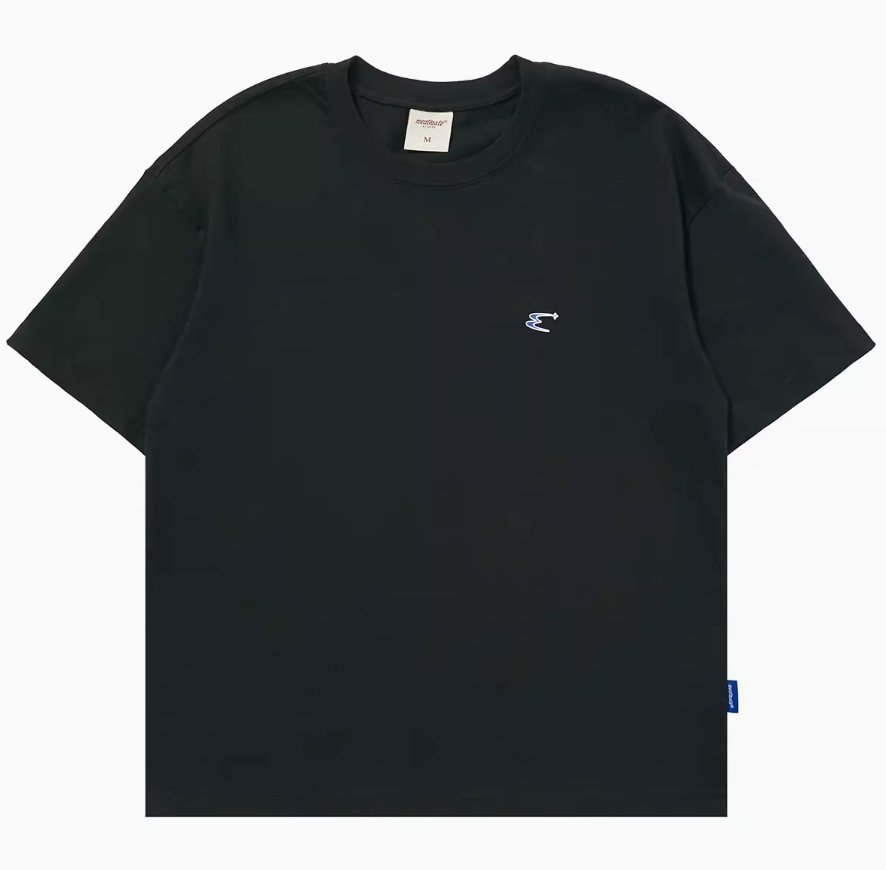 【250G】Back print T-shirt　N240 - NNine