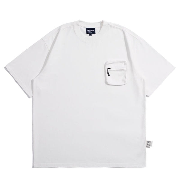 280G Pure cotton pocket T-shirt N2181 - NNine