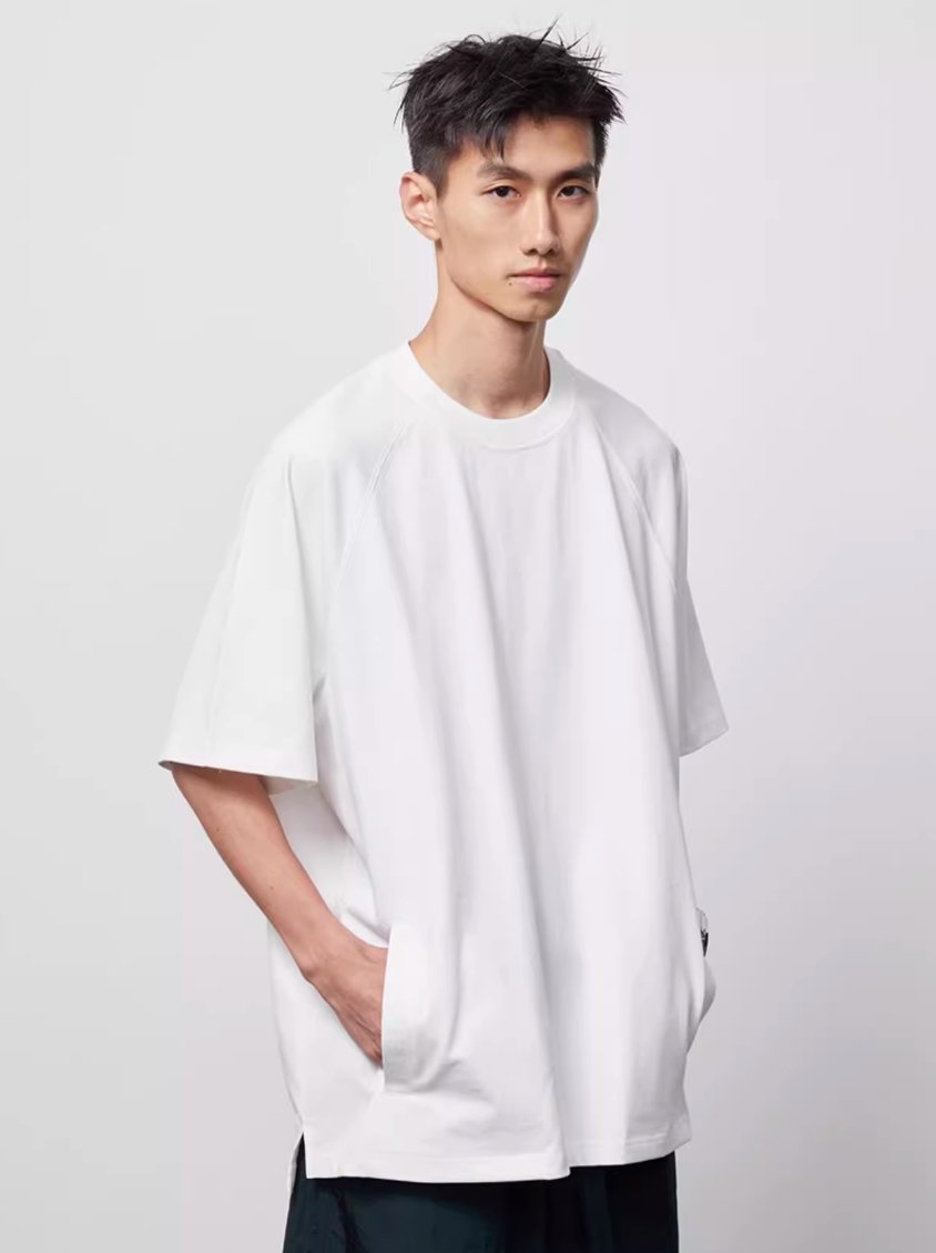 【300G】Side pocket Tshirt N3241 - NNine
