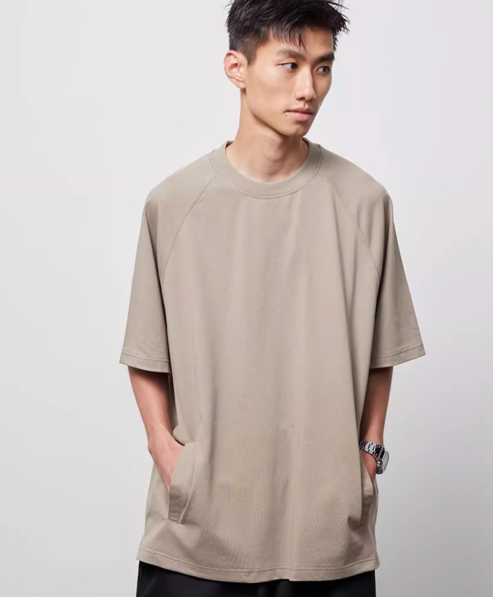 【300G】Side pocket Tshirt N3241 - NNine