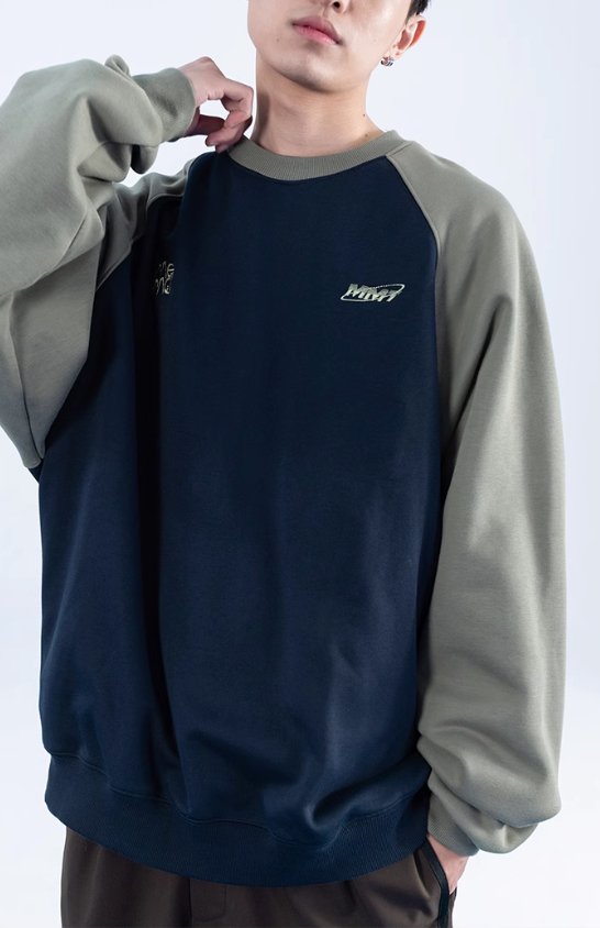 【325G】Raglan sleeve sweatshirt N38 - NNine