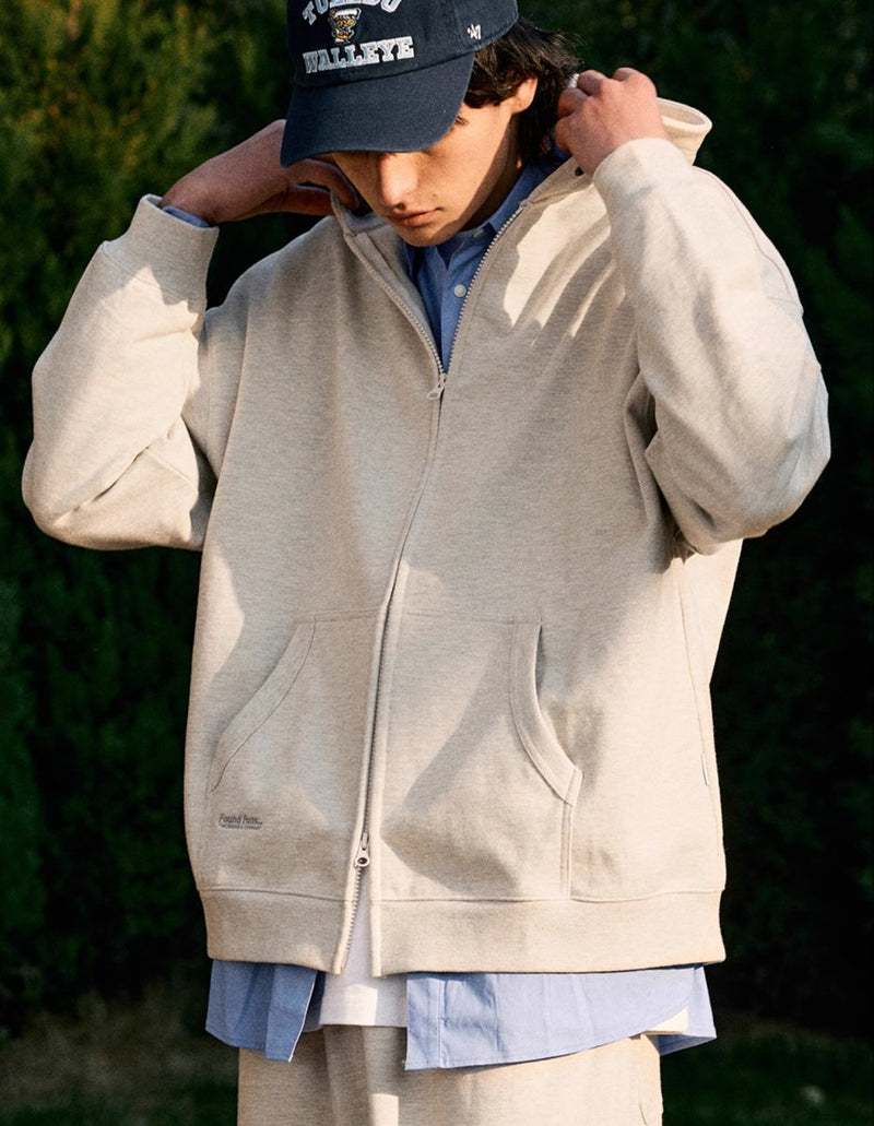 【470G】Heavy weight double zip hoodie N2816 - NNine