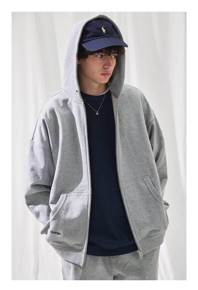 【470G】Heavy weight double zip hoodie N2816 - NNine
