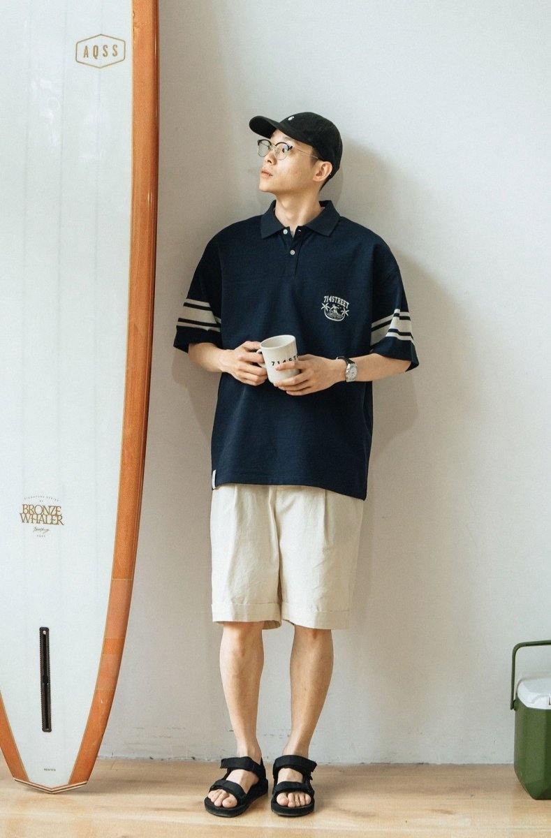 5th sleeve polo shirt WN76 - NNine