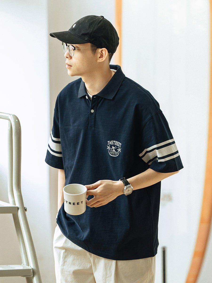 5th sleeve polo shirt WN76 - NNine