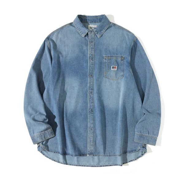 7 Otsu cotton denim shirts N2533 - NNine