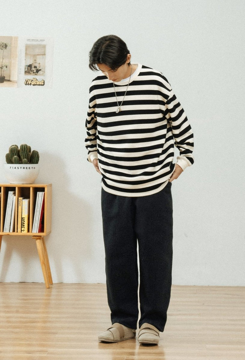 All match border long sleeve T-shirt N2026 - NNine