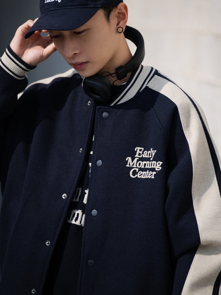 Casual discount baseball jacket