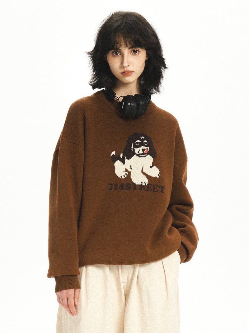 Animal hemp fabric knit sweater N2597 - NNine