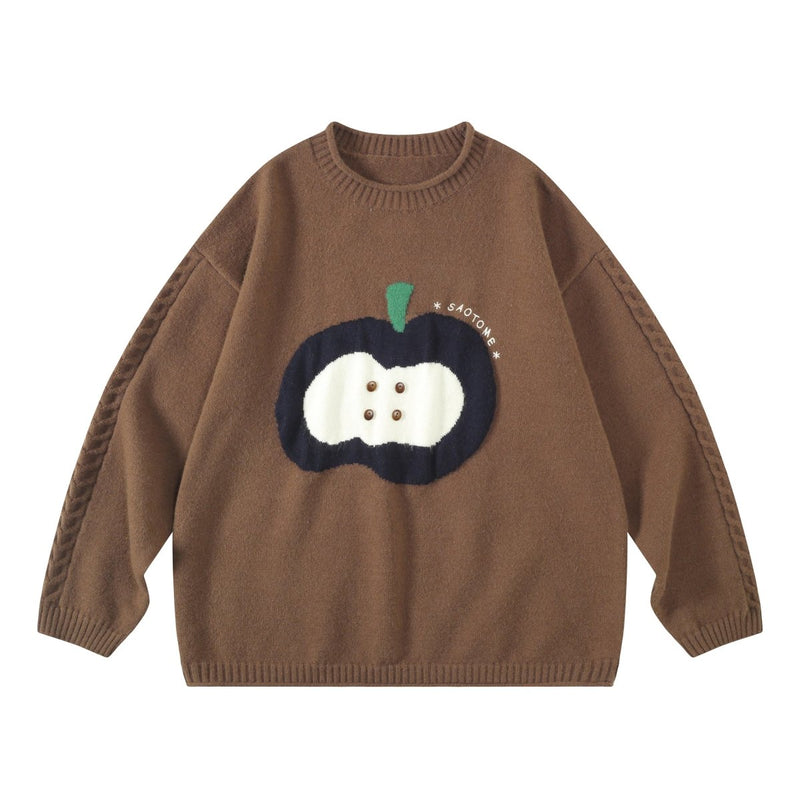 Apple Jacquard Sweater N3036 - NNine