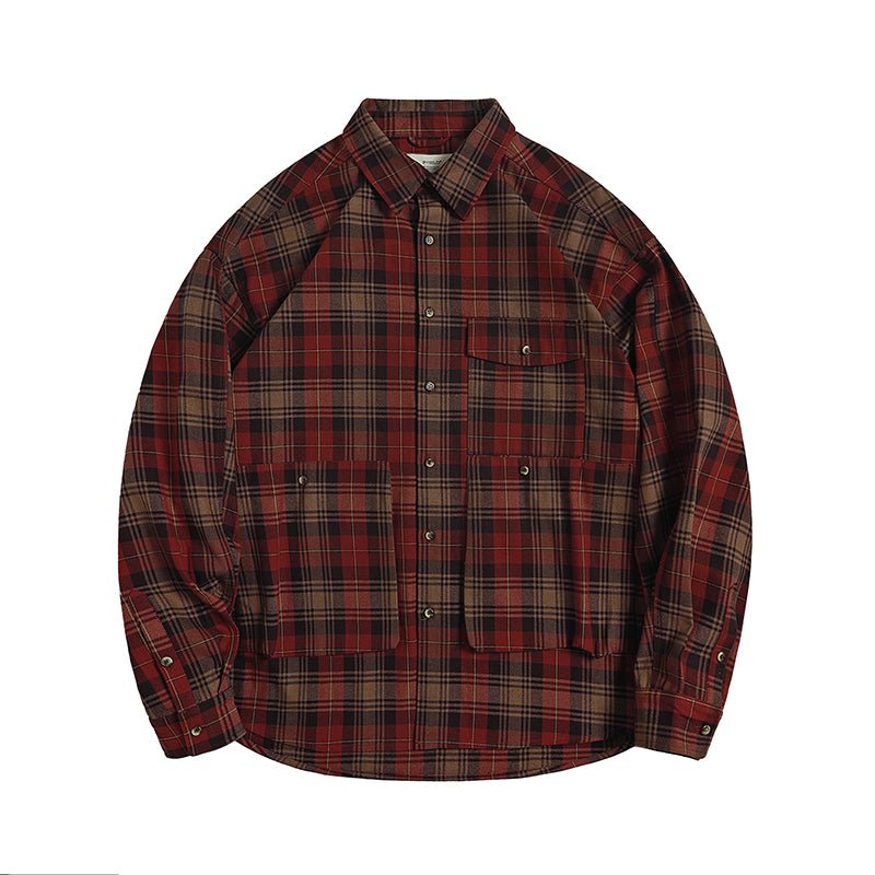 Autumn check shirt N1247 - NNine