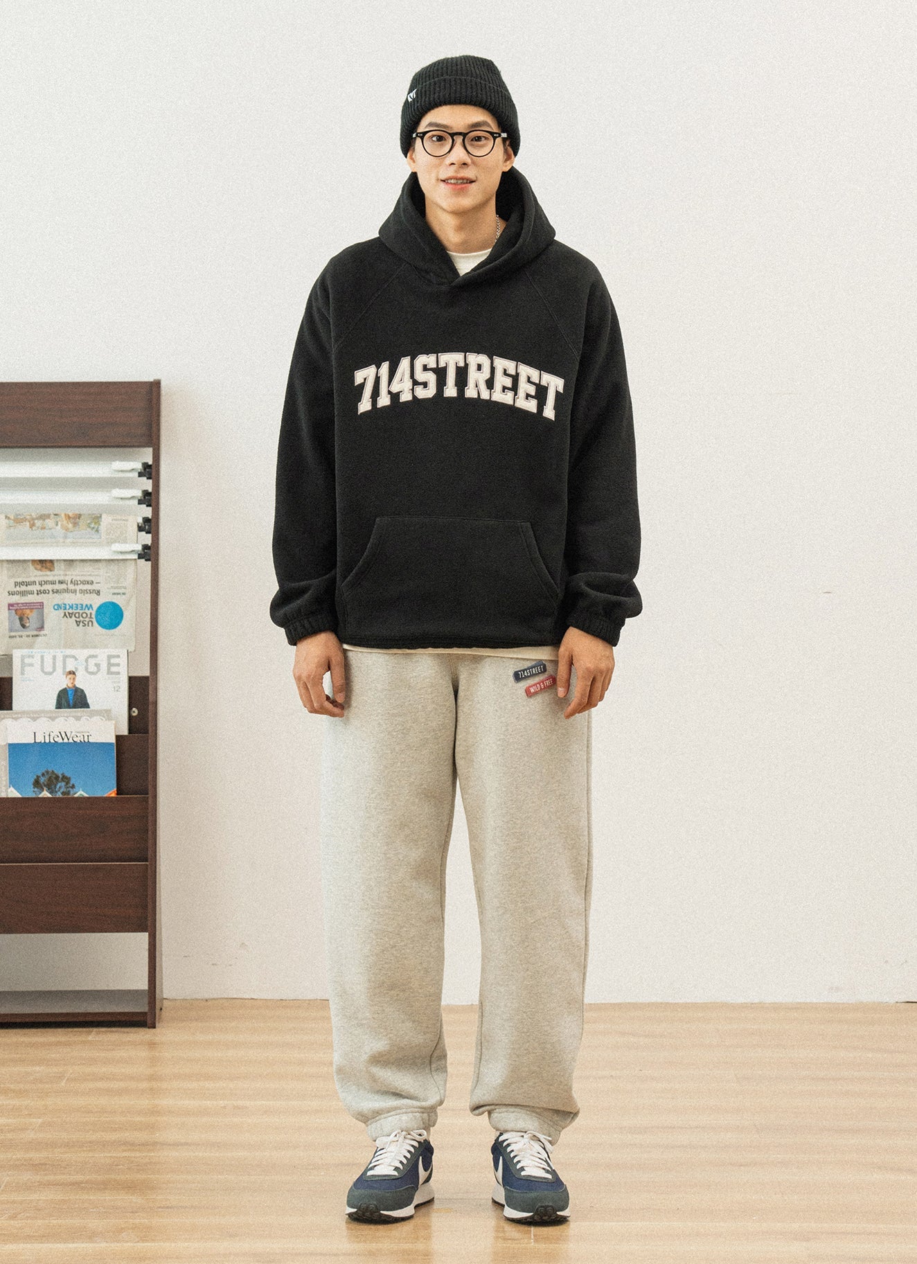 Back brushed sweat rib pants N990 - NNine