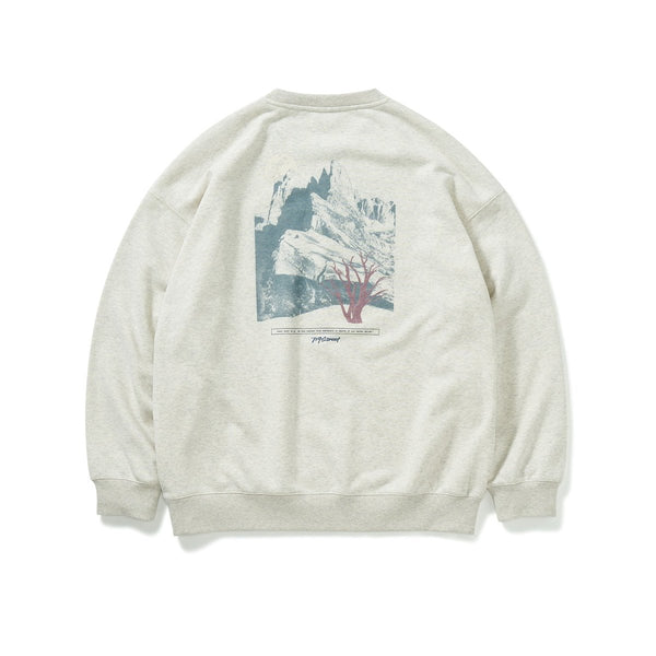 【夜光】Back print sweatshirt N2527 - NNine