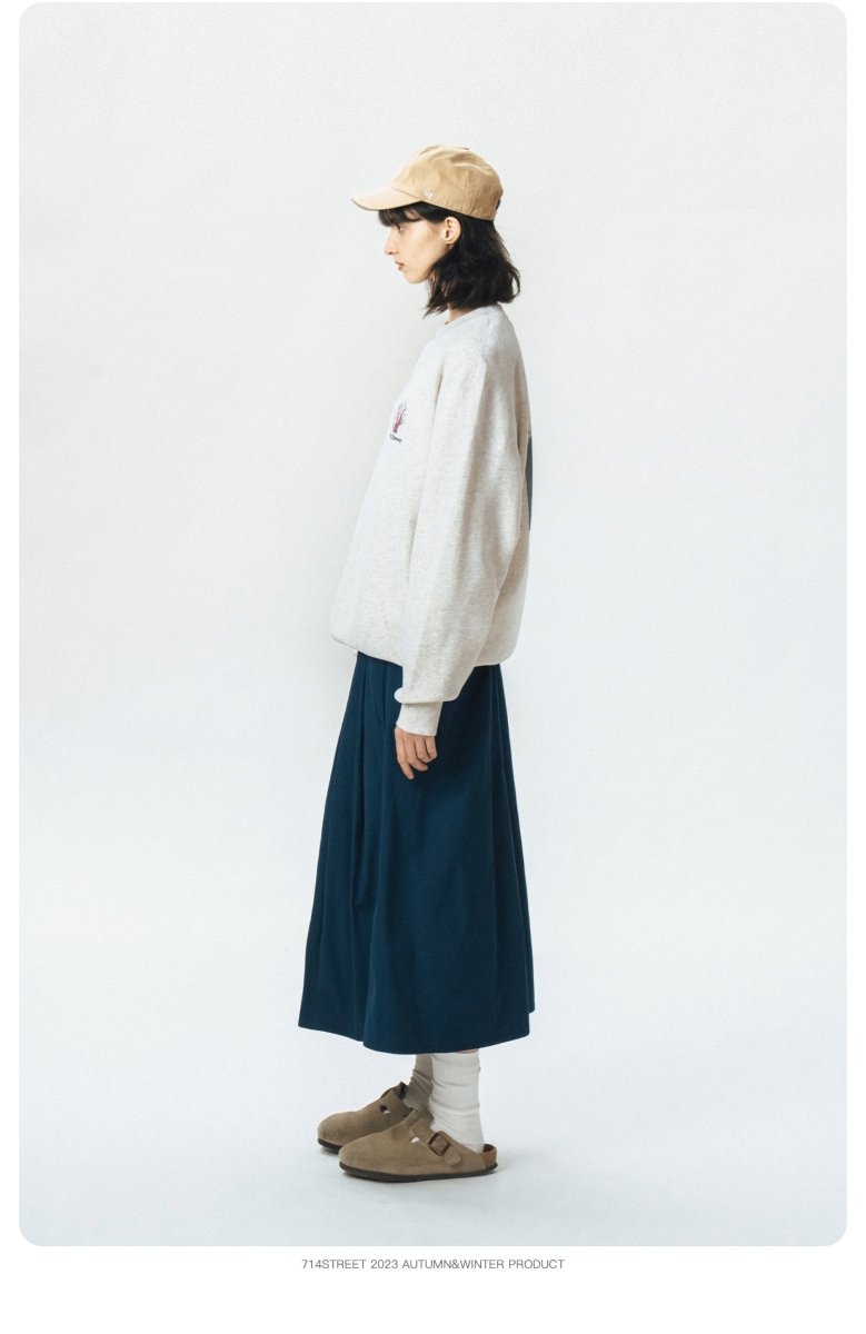 【夜光】Back print sweatshirt N2527 - NNine