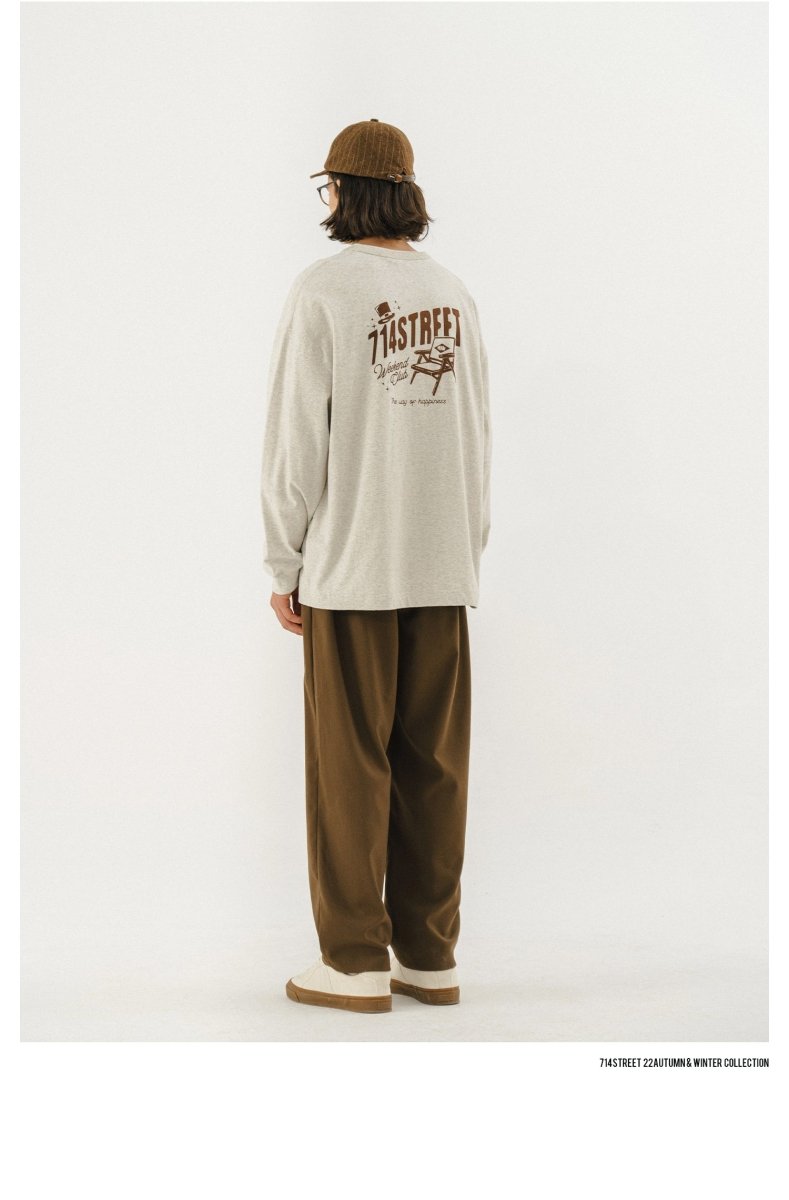 Back print sweatshirt N2617 - NNine