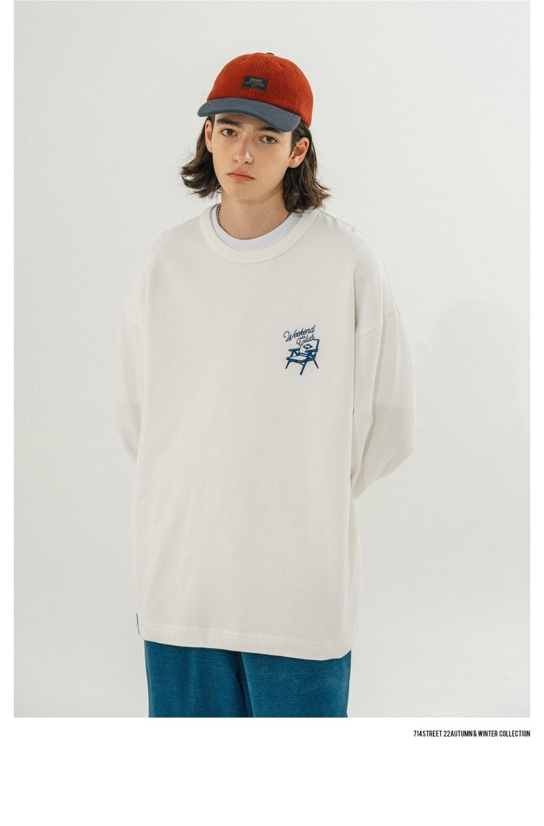 320G】Back print sweatshirt N2617 – NNine