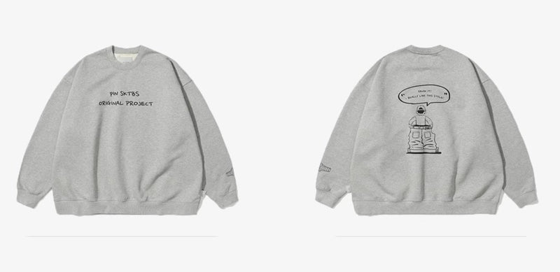 Back print sweatshirt N3089 - NNine