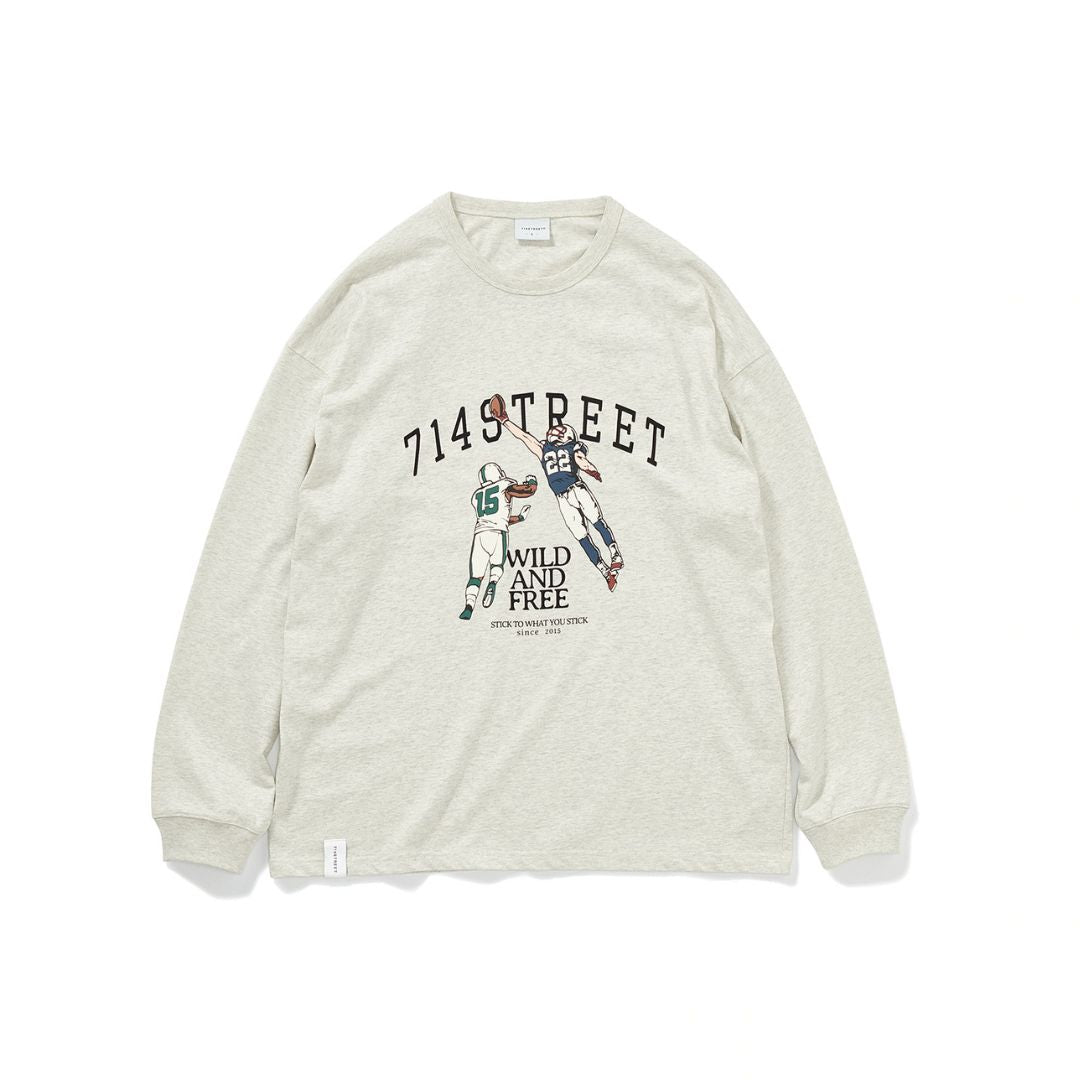Baseball player long sleeve T-shirt　N788 - NNine
