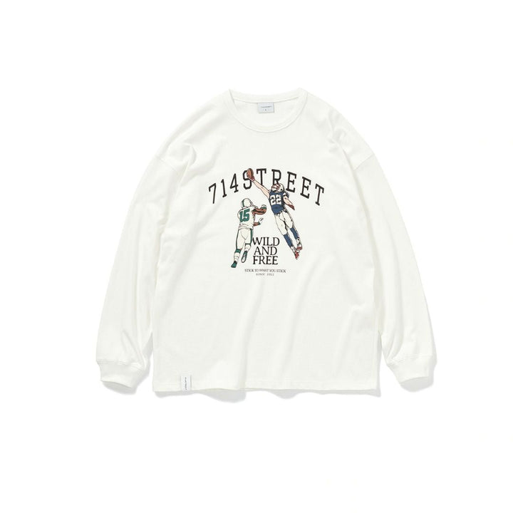 Baseball player long sleeve T-shirt　N788 - NNine