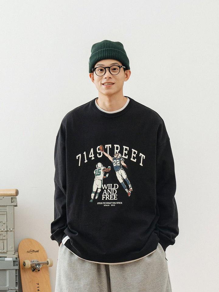 Baseball player long sleeve T-shirt　N788 - NNine