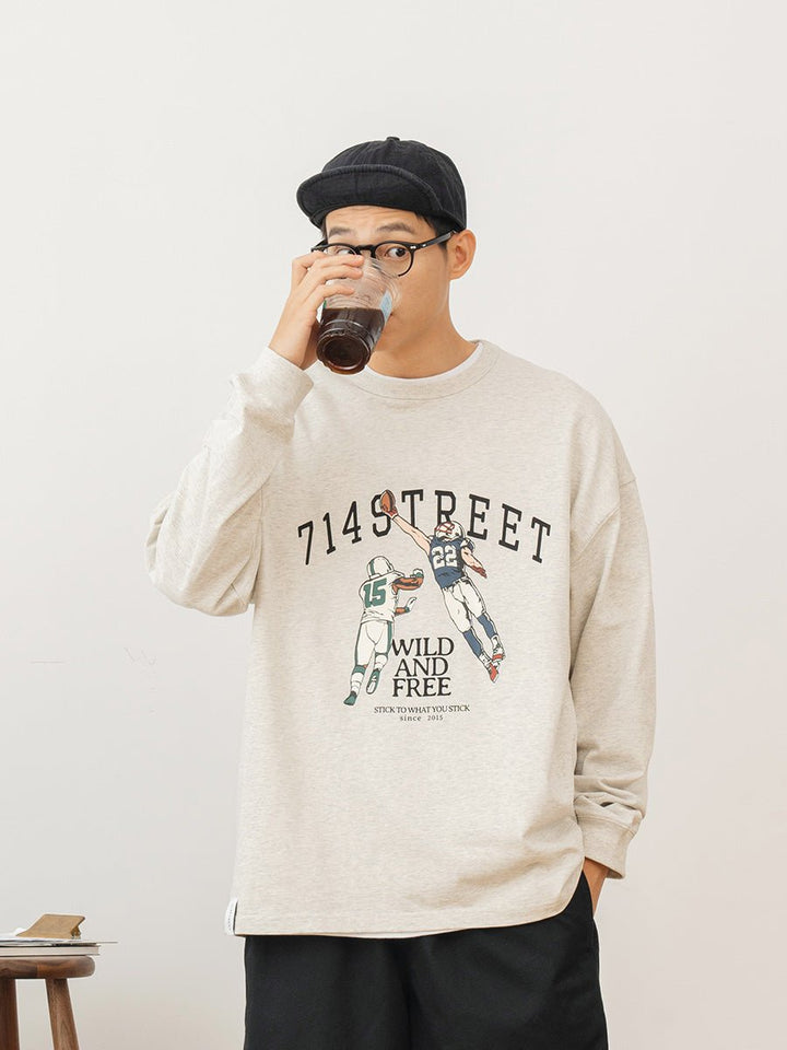 Baseball player long sleeve T-shirt　N788 - NNine