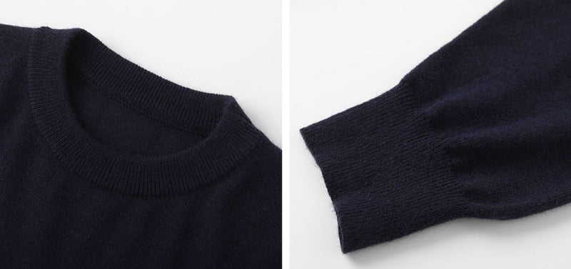 Based crown neck knit N983 - NNine