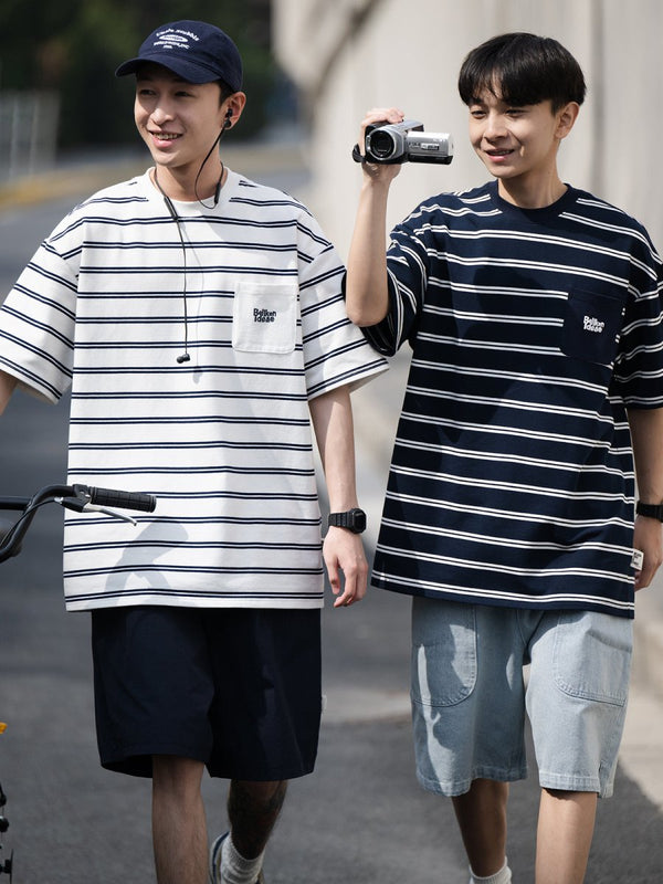 Bellken logo pocket basque shirt N2029 - NNine