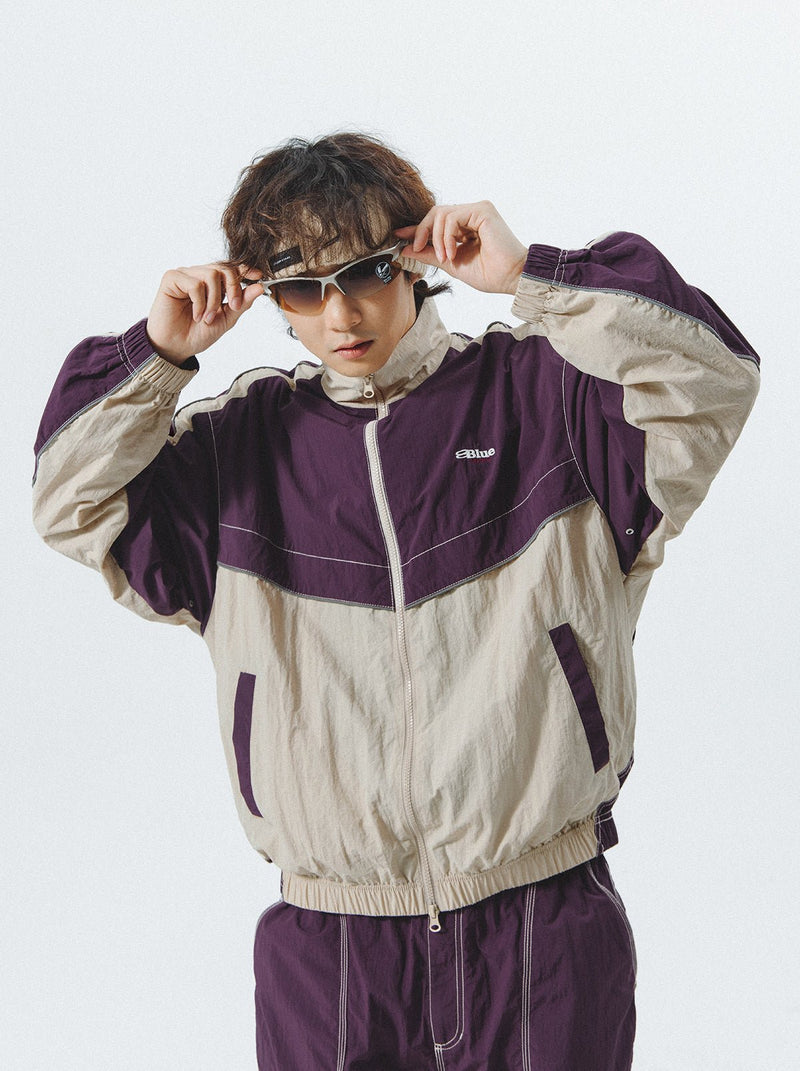 Bicolor nylon jacket N1688 - NNine