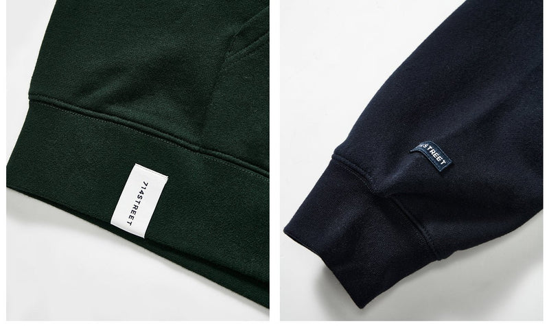 Bicolor One Point Hoodie N1589 - NNine