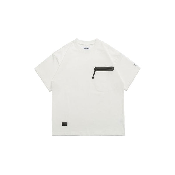 Bicolor zip T-shirt　N2103 - NNine