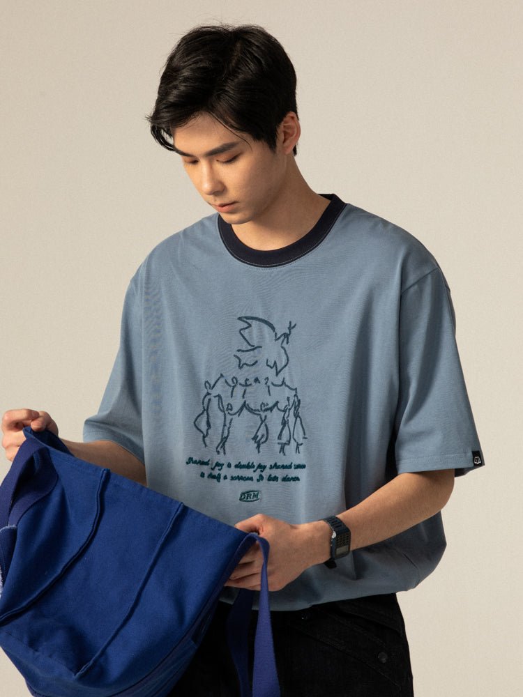Bird stitch T-shirt N2292 - NNine
