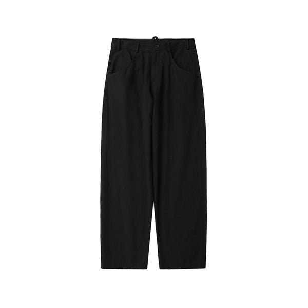 Black straight loose pants　N822 - NNine