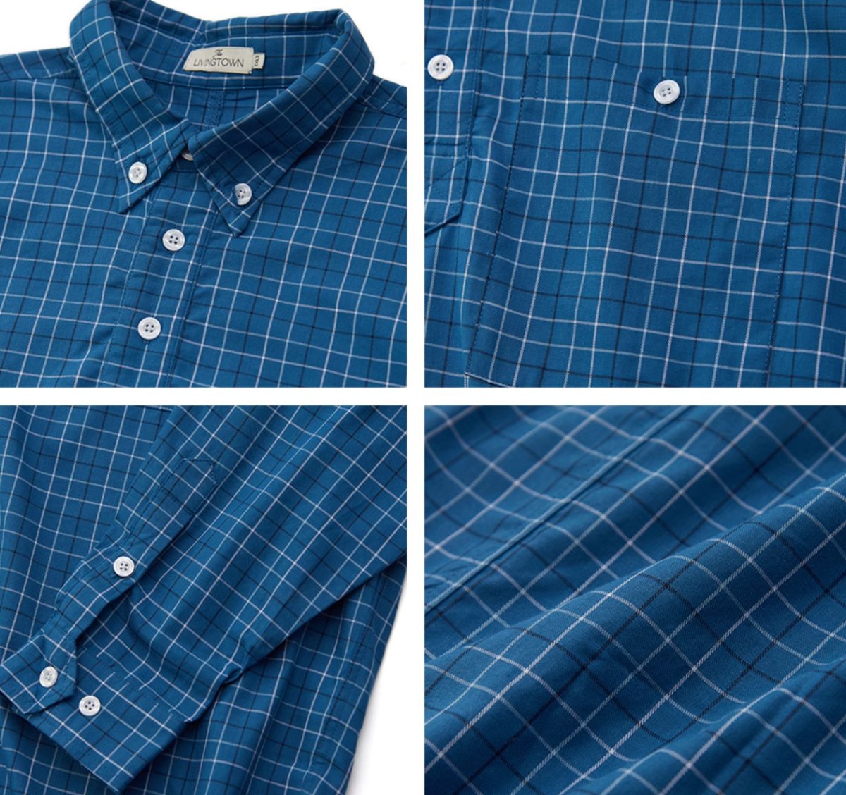 Blue check shirt N3273 - NNine