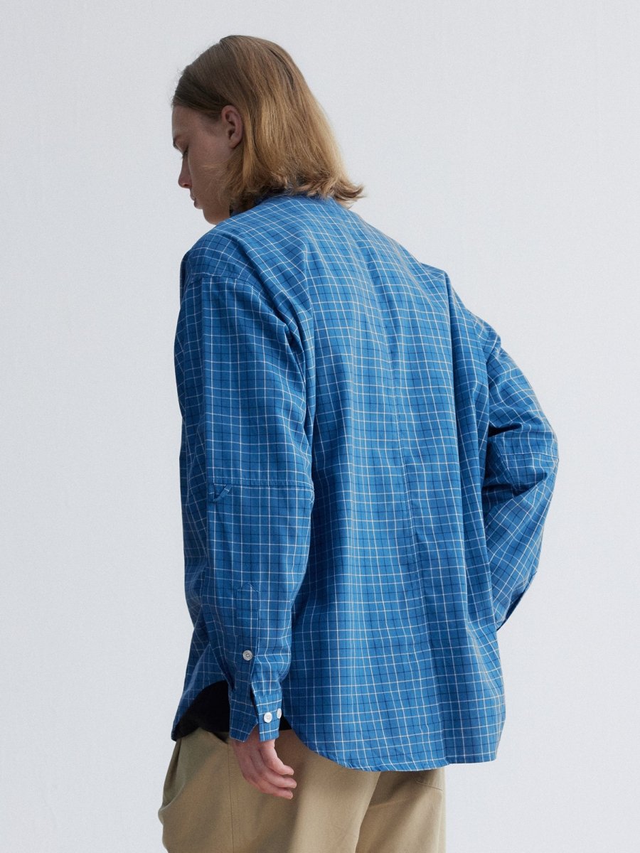 Blue check shirt N3273 - NNine