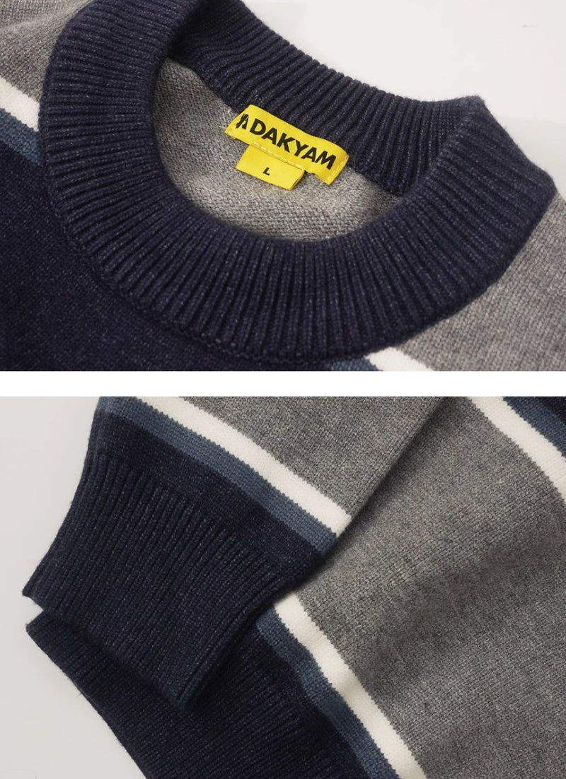 Border fit knit sweater N51 - NNine
