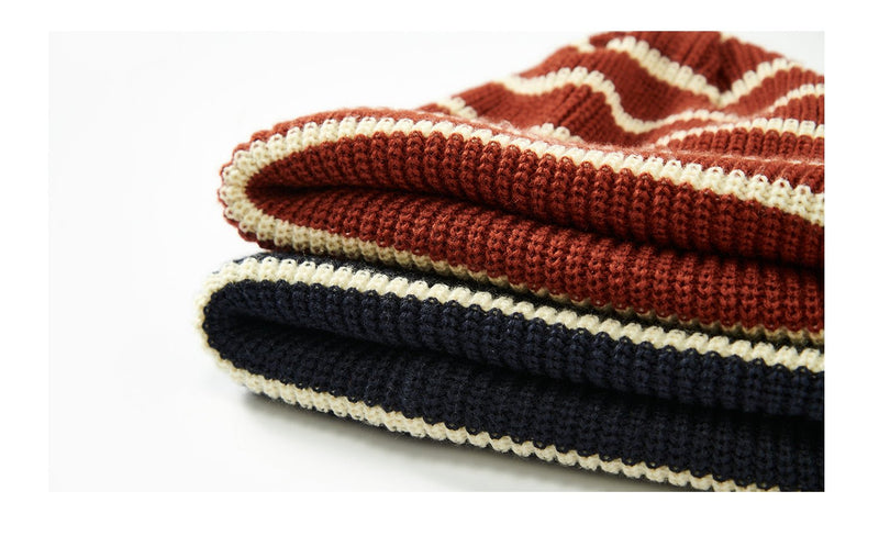 Border knit hat N1099 - NNine