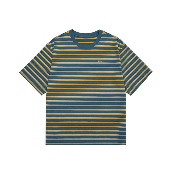 Border one point T-shirt　N428 - NNine