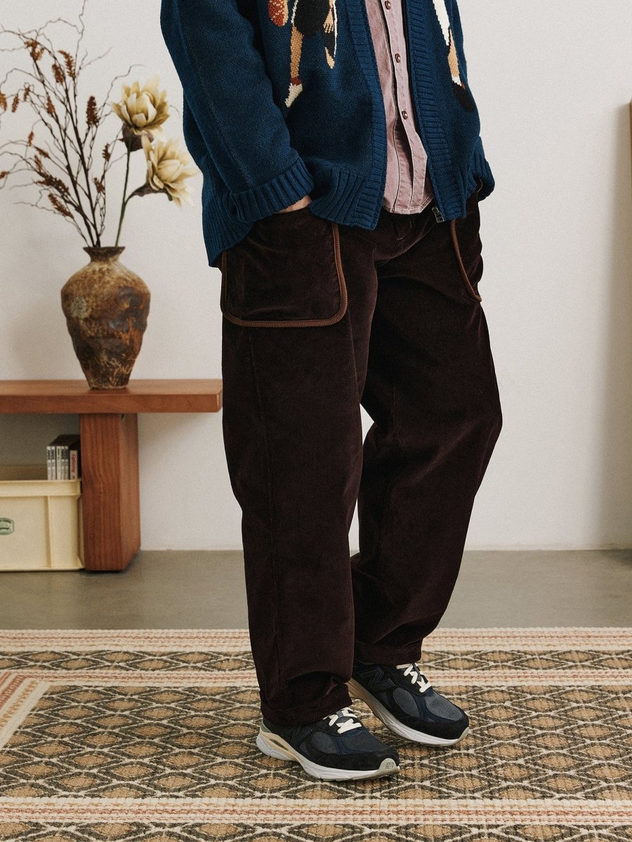 BOUND SEAM Pocket Corduroy Pants N2925 - NNine