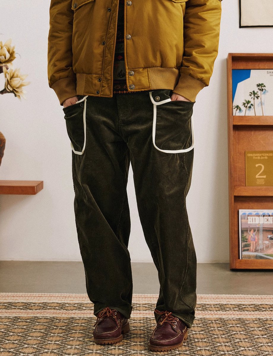 BOUND SEAM Pocket Corduroy Pants N2925 – ファッション通販
