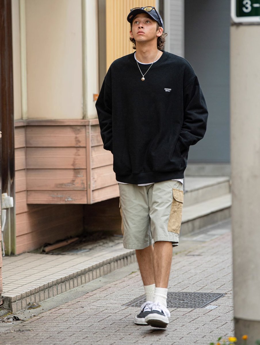 【遠赤外線効果】Brushed fleece sweatshirt N2379 - NNine