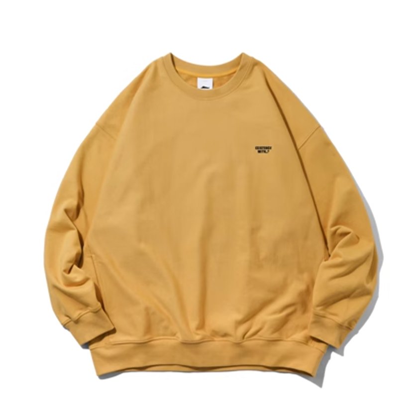 【遠赤外線効果】Brushed fleece sweatshirt N2379