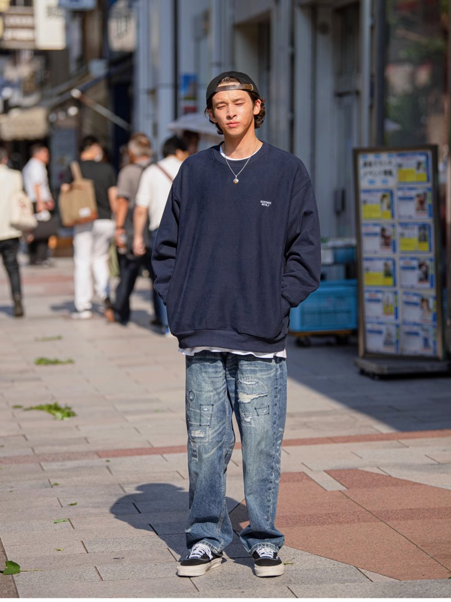 【遠赤外線効果】Brushed fleece sweatshirt N2379 - NNine