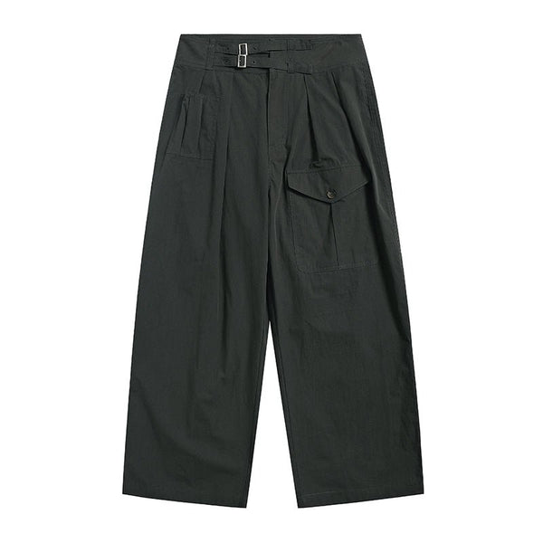 Buckle work clothes pants WN178 - NNine