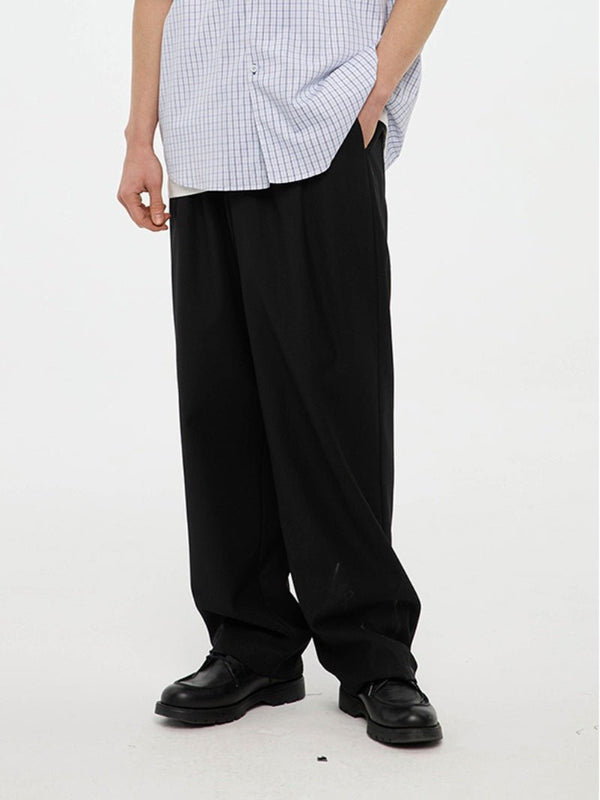 Casual tuck straight pants N2035 - NNine