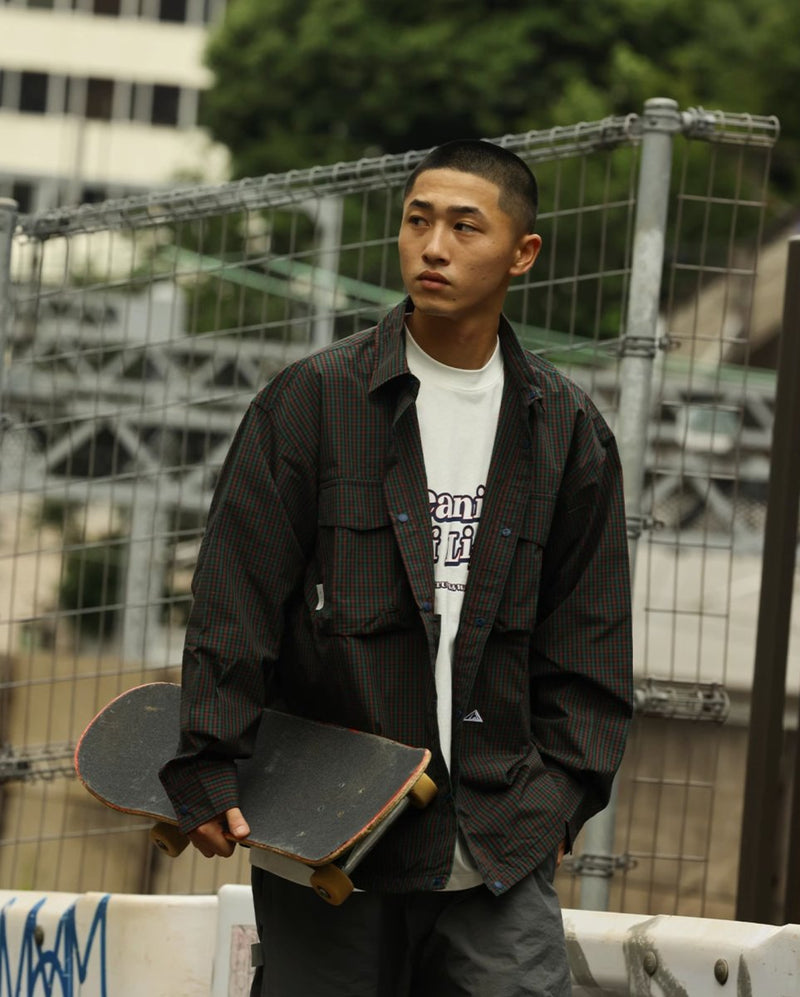 Check shirt jacket N2513 - NNine