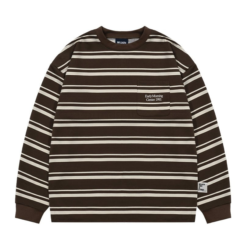 ennoy border ls tee 確かめ ボーダー ロンT