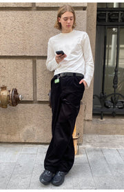 Clean fit white T -shirt N2732 - NNine