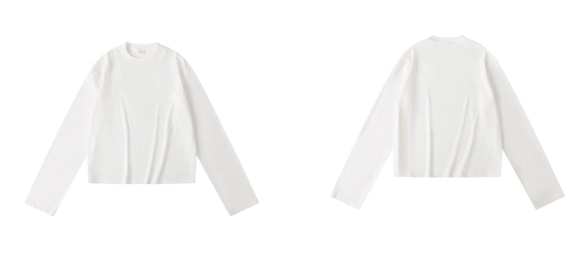 Clean fit white T -shirt N2732 - NNine